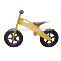 Wholesale classic nature color wooden balancing bike